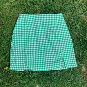 Love on a Hanger gingham skirt